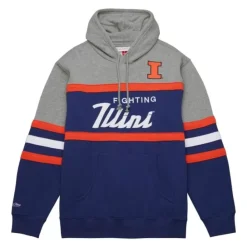 Mitchell & Ness Hoodies & Sweatshirts-Head Coach Hoodie University Of Illinois U-C