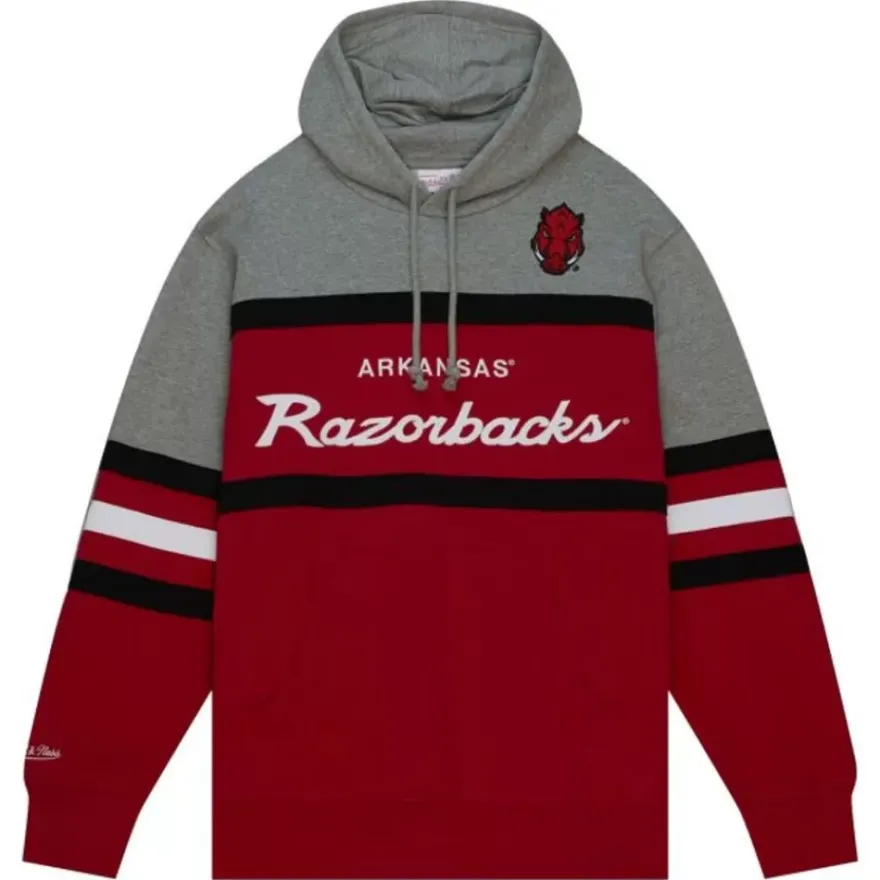Mitchell & Ness Hoodies & Sweatshirts-Head Coach Hoodie University Of Arkansas