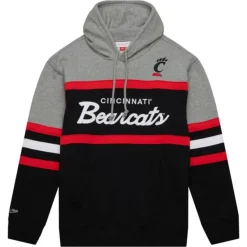 Mitchell & Ness Hoodies & Sweatshirts-Head Coach Hoodie University Of Cincinnati