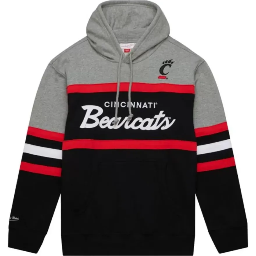 Mitchell & Ness Hoodies & Sweatshirts-Head Coach Hoodie University Of Cincinnati