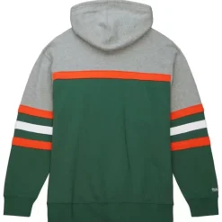 Mitchell & Ness Hoodies & Sweatshirts-Head Coach Hoodie University Of Miami