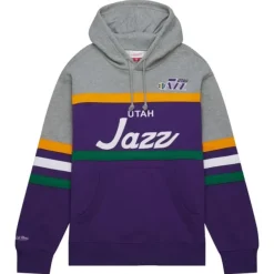 Mitchell & Ness Hoodies & Sweatshirts-Head Coach Hoodie Utah Jazz