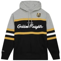 Mitchell & Ness Hoodies & Sweatshirts-Head Coach Hoodie Vegas Golden Knights