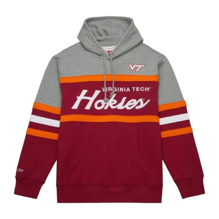 Mitchell & Ness Hoodies & Sweatshirts-Head Coach Hoodie Virginia Tech
