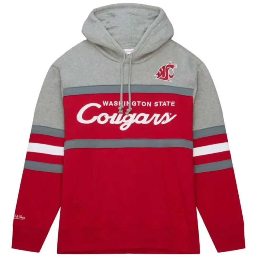 Mitchell & Ness Hoodies & Sweatshirts-Head Coach Hoodie Washington State University