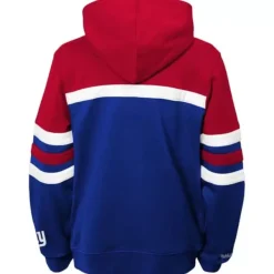 Mitchell & Ness Big Kids-Head Coach Hoody New York Giants