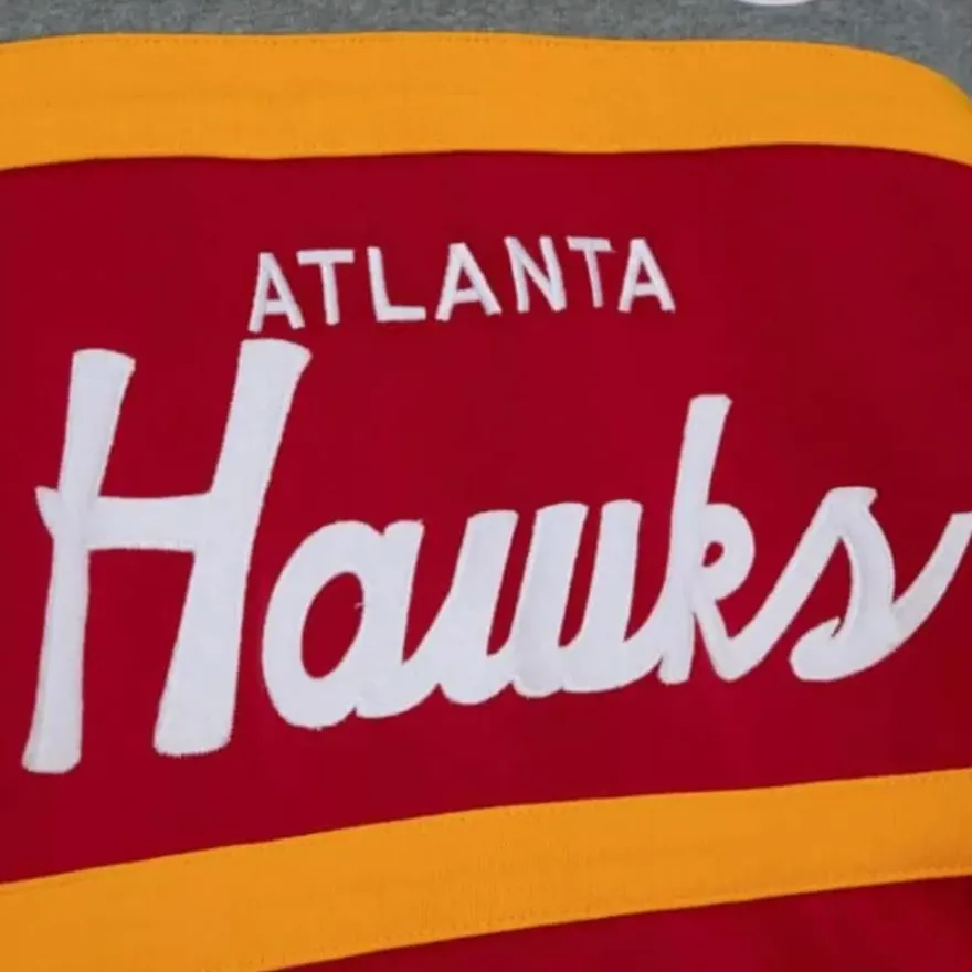Mitchell & Ness Hoodies & Sweatshirts-Headcoach Hoody Atlanta Hawks