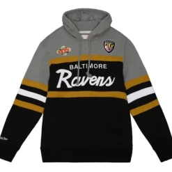 Mitchell & Ness Hoodies & Sweatshirts-Headcoach Hoody Baltimore Ravens