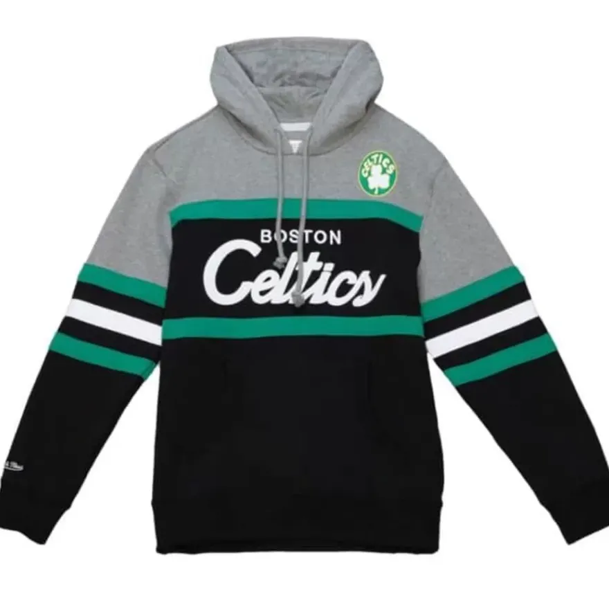 Mitchell & Ness Hoodies & Sweatshirts-Headcoach Hoody Boston Celtics
