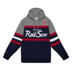 Mitchell & Ness Hoodies & Sweatshirts-Headcoach Hoody Boston Red Sox