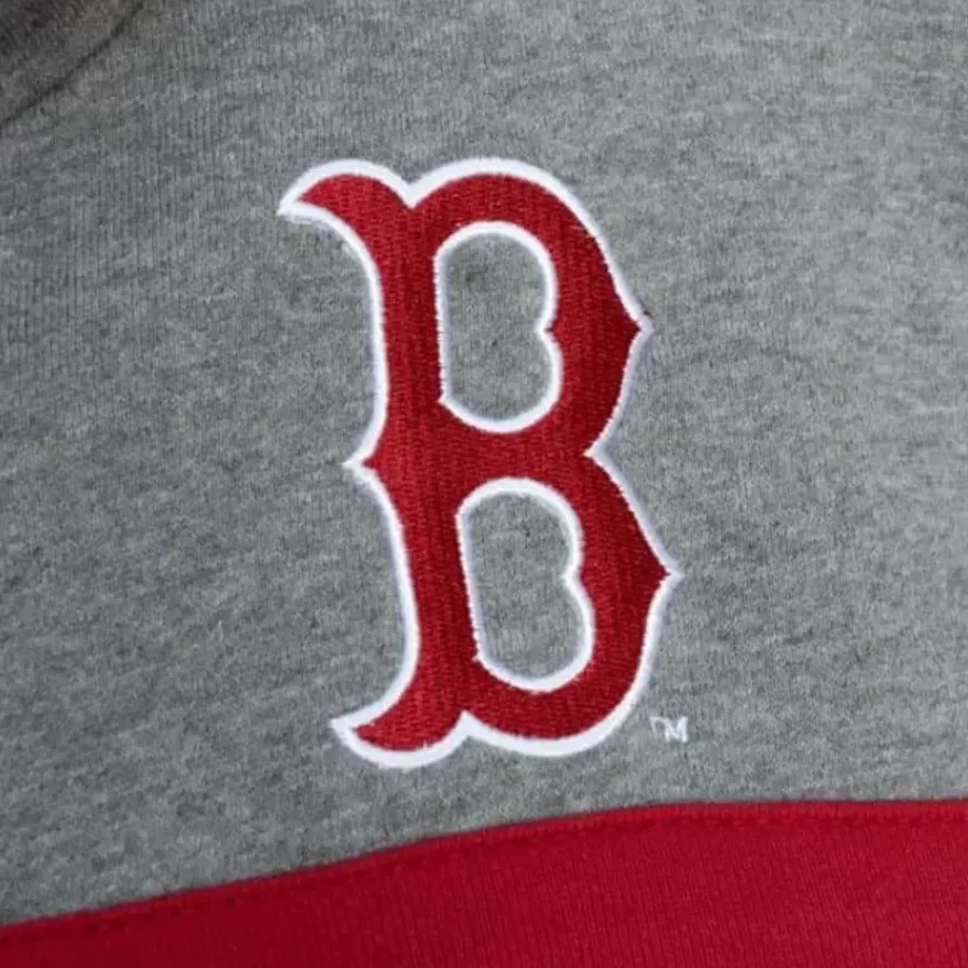Mitchell & Ness Hoodies & Sweatshirts-Headcoach Hoody Boston Red Sox