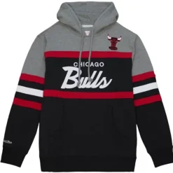 Mitchell & Ness Hoodies & Sweatshirts-Headcoach Hoody Chicago Bulls