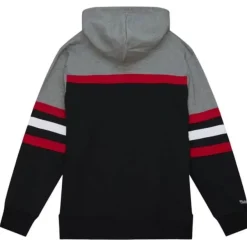 Mitchell & Ness Hoodies & Sweatshirts-Headcoach Hoody Chicago Bulls