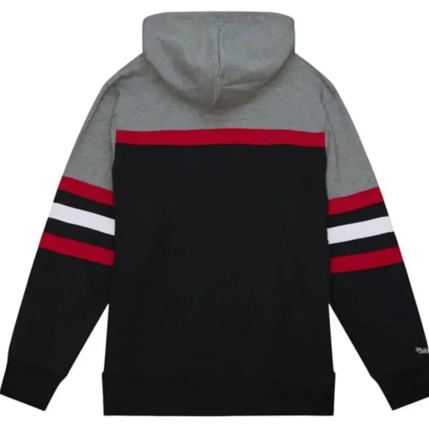 Mitchell & Ness Hoodies & Sweatshirts-Headcoach Hoody Chicago Bulls