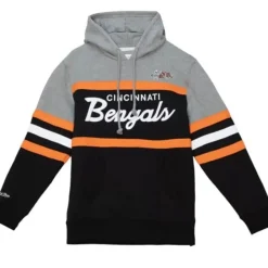 Mitchell & Ness Hoodies & Sweatshirts-Headcoach Hoody Cincinnati Bengals