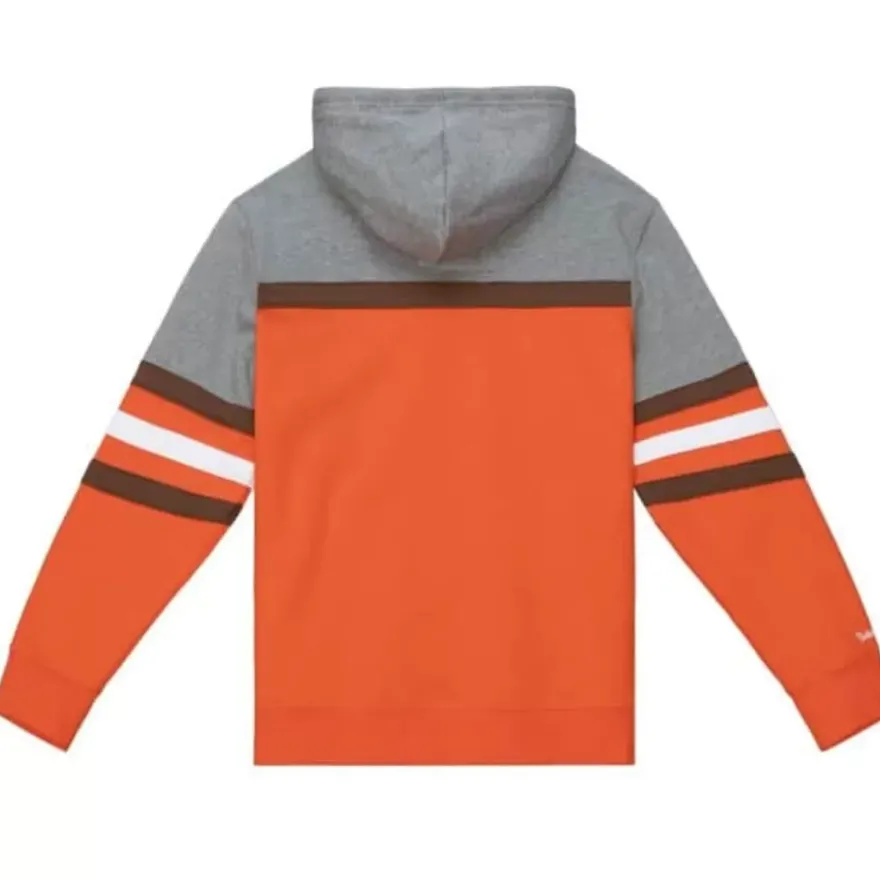 Mitchell & Ness Hoodies & Sweatshirts-Headcoach Hoody Cleveland Browns