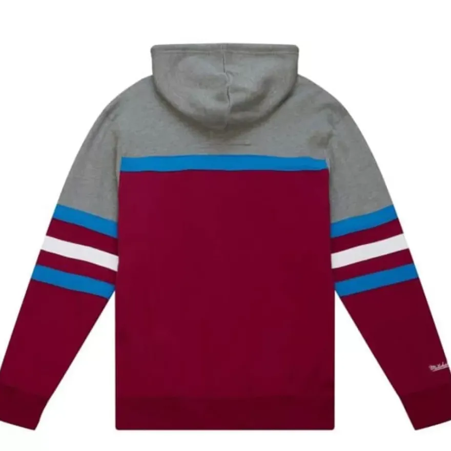 Mitchell & Ness Hoodies & Sweatshirts-Headcoach Hoody Colorado Avalanche
