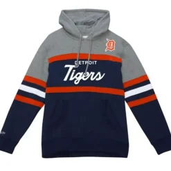 Mitchell & Ness Hoodies & Sweatshirts-Headcoach Hoody Detroit Tigers