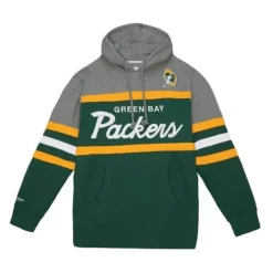 Mitchell & Ness Hoodies & Sweatshirts-Headcoach Hoody Green Bay Packers