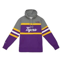 Mitchell & Ness Hoodies & Sweatshirts-Headcoach Hoody Louisiana State University