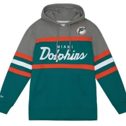 Mitchell & Ness Hoodies & Sweatshirts-Headcoach Hoody Miami Dolphins