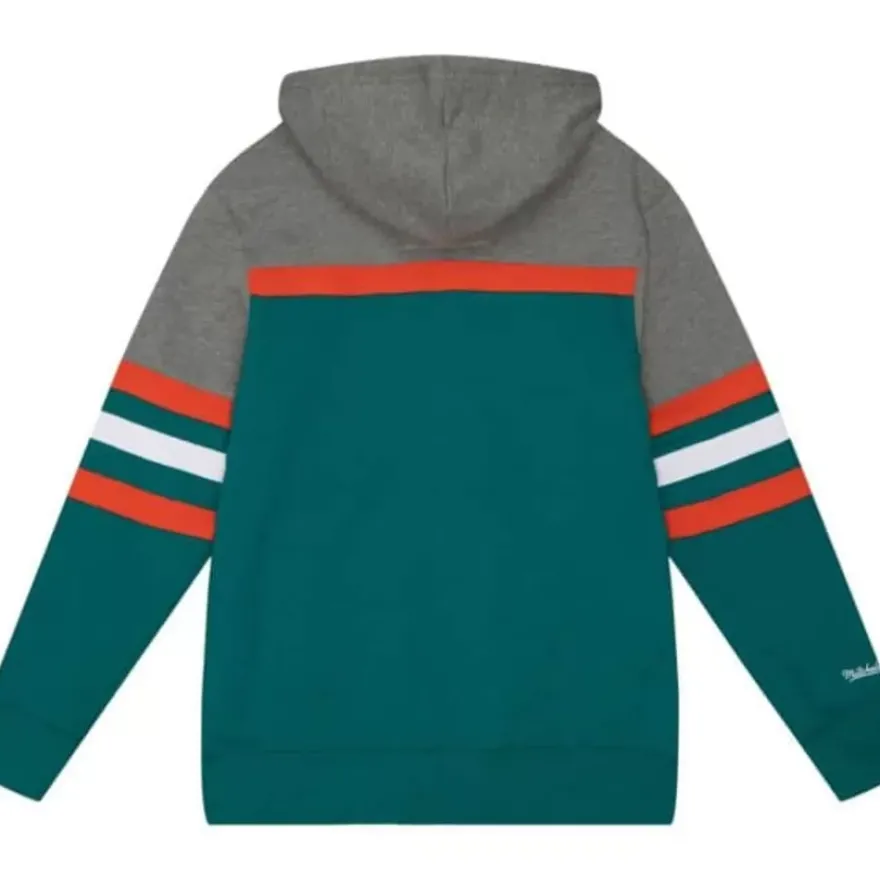 Mitchell & Ness Hoodies & Sweatshirts-Headcoach Hoody Miami Dolphins