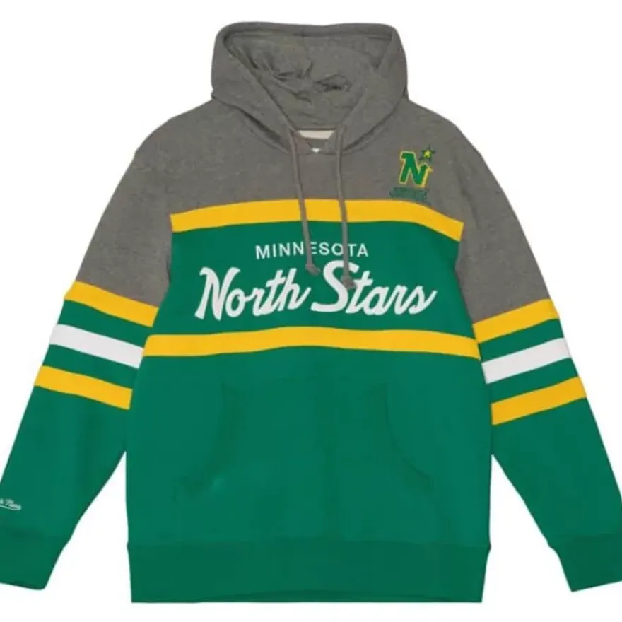 Mitchell & Ness Hoodies & Sweatshirts-Headcoach Hoody Minnesota North Stars