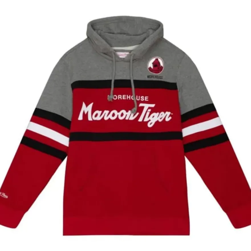 Mitchell & Ness Hoodies & Sweatshirts-Headcoach Hoody Morehouse College