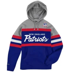 Mitchell & Ness Hoodies & Sweatshirts-Headcoach Hoody New England Patriots