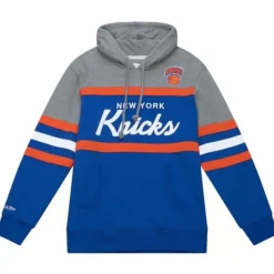 Mitchell & Ness Hoodies & Sweatshirts-Headcoach Hoody New York Knicks