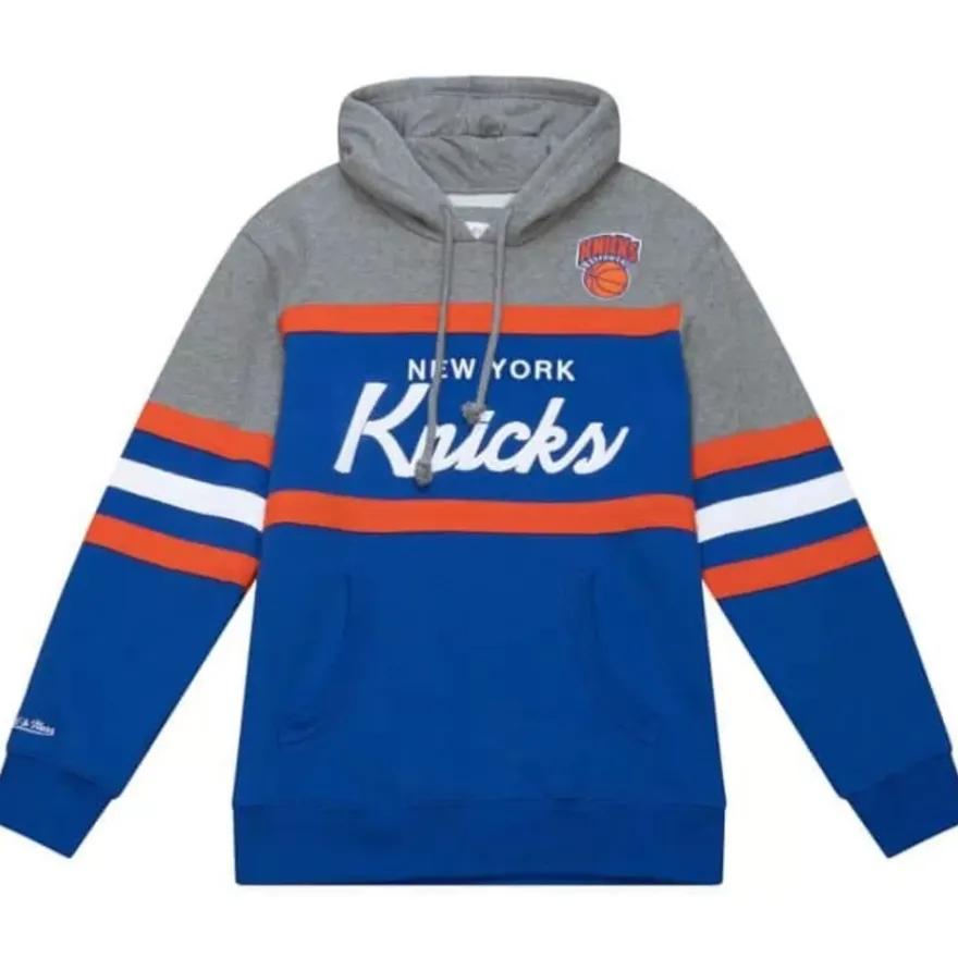 Mitchell & Ness Hoodies & Sweatshirts-Headcoach Hoody New York Knicks