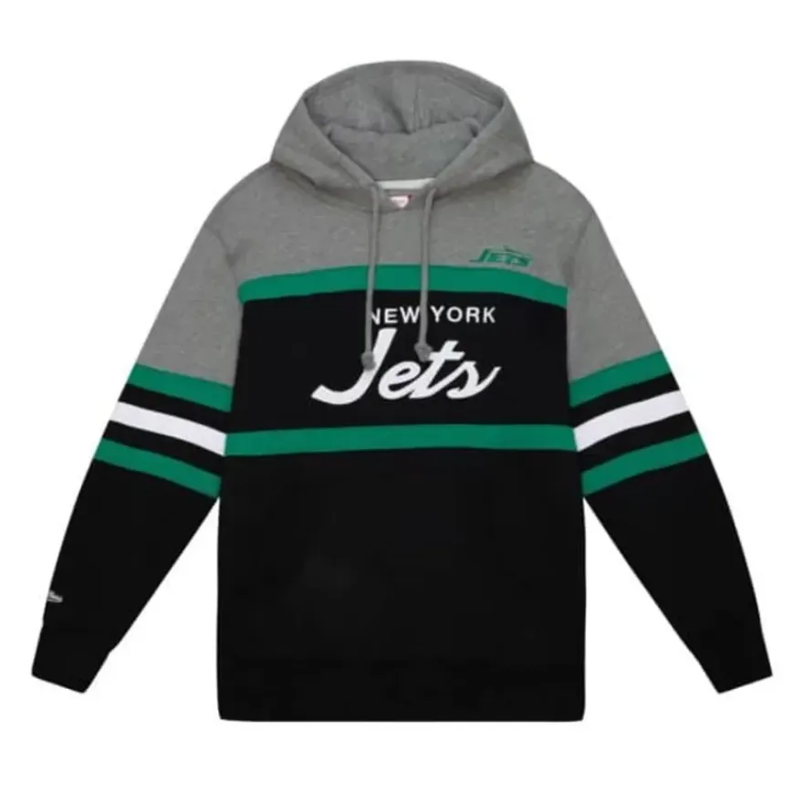 Mitchell & Ness Hoodies & Sweatshirts-Headcoach Hoody New York Jets