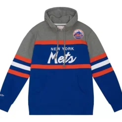 Mitchell & Ness Hoodies & Sweatshirts-Headcoach Hoody New York Mets