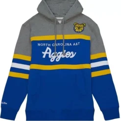 Mitchell & Ness Hoodies & Sweatshirts-Headcoach Hoody North Carolina A&T University