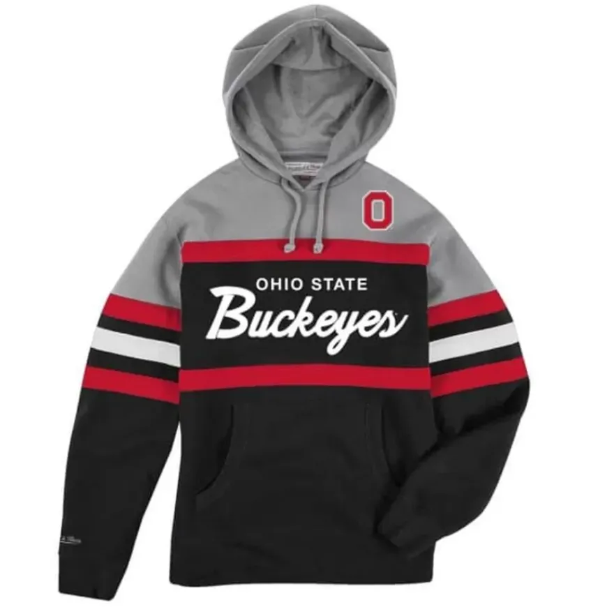 Mitchell & Ness Hoodies & Sweatshirts-Headcoach Hoody Ohio State