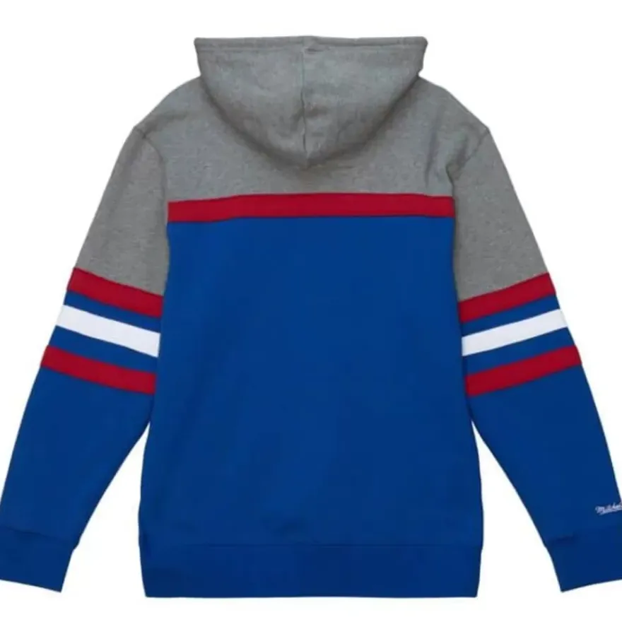 Mitchell & Ness Hoodies & Sweatshirts-Headcoach Hoody Philadelphia 76Ers