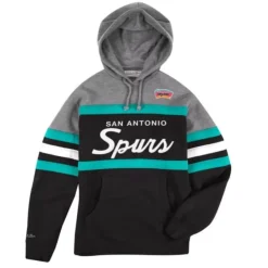 Mitchell & Ness Hoodies & Sweatshirts-Headcoach Hoody San Antonio Spurs
