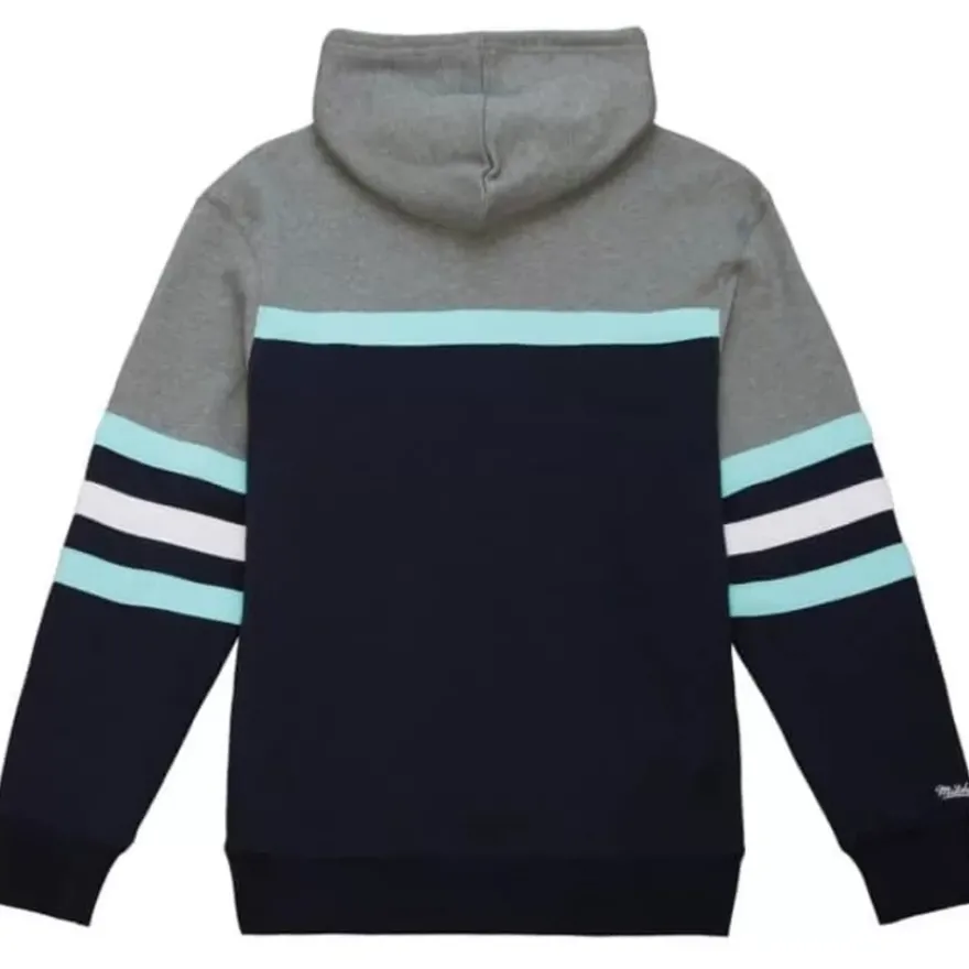 Mitchell & Ness Hoodies & Sweatshirts-Headcoach Hoody Seattle Kraken