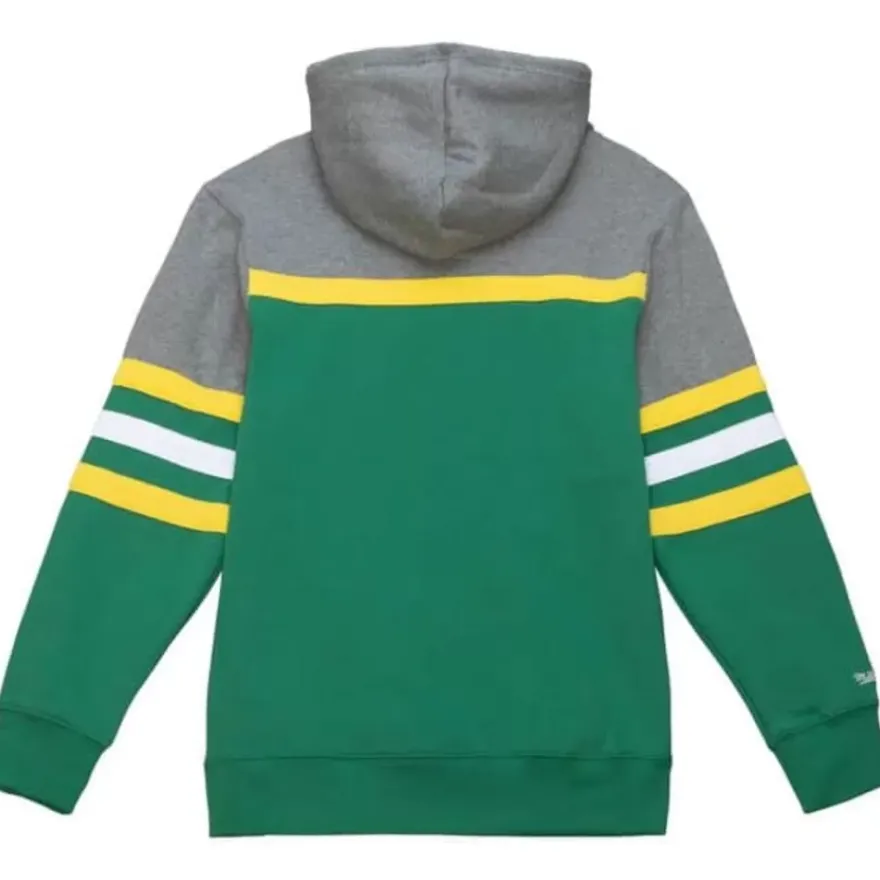 Mitchell & Ness Hoodies & Sweatshirts-Headcoach Hoody Seattle Supersonics
