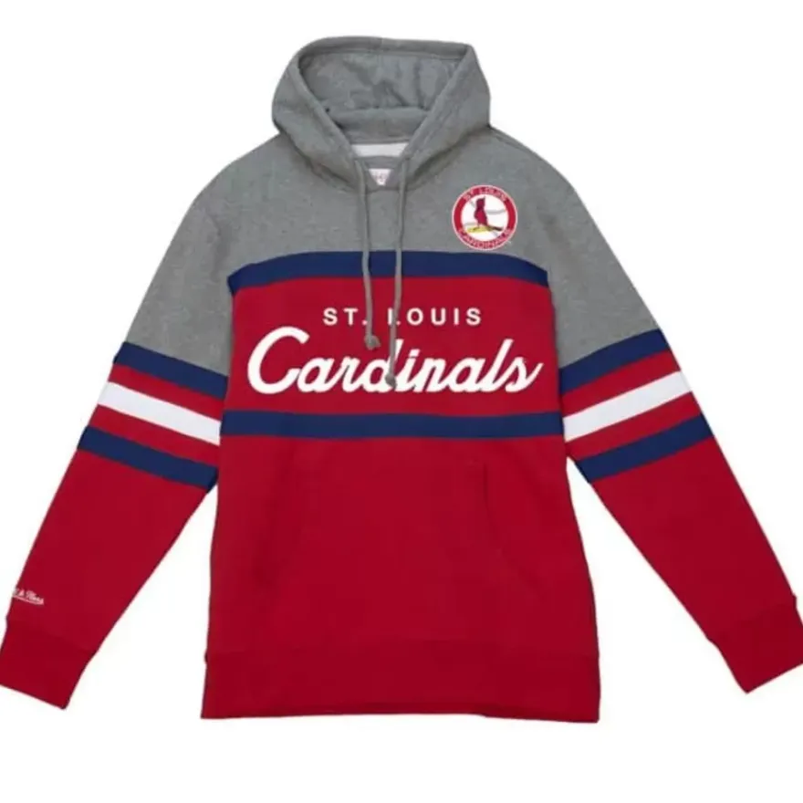 Mitchell & Ness Hoodies & Sweatshirts-Headcoach Hoody St. Louis Cardinals