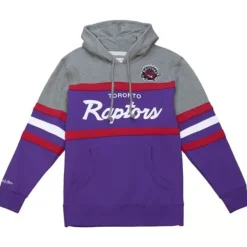Mitchell & Ness Hoodies & Sweatshirts-Headcoach Hoody Toronto Raptors