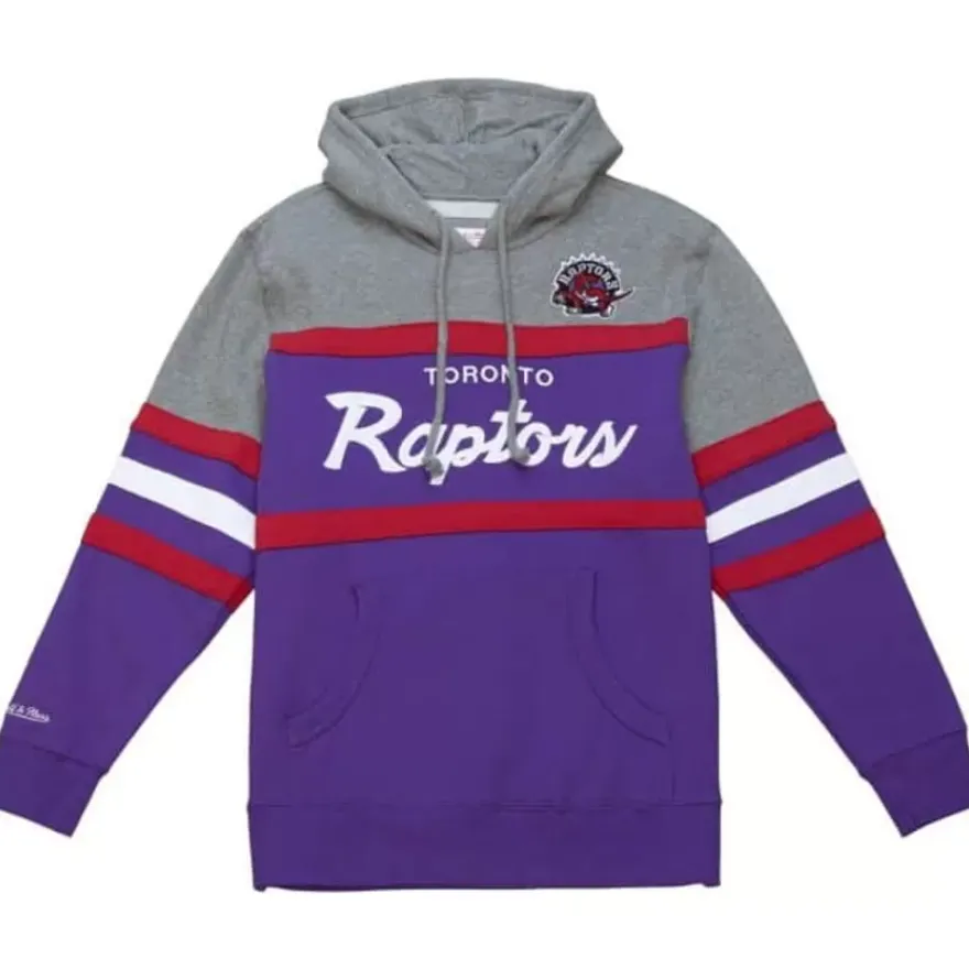 Mitchell & Ness Hoodies & Sweatshirts-Headcoach Hoody Toronto Raptors