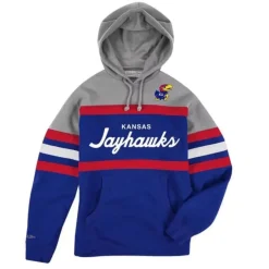 Mitchell & Ness Hoodies & Sweatshirts-Headcoach Hoody University Of Kansas