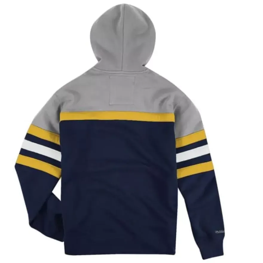 Mitchell & Ness Hoodies & Sweatshirts-Headcoach Hoody University Of Michigan