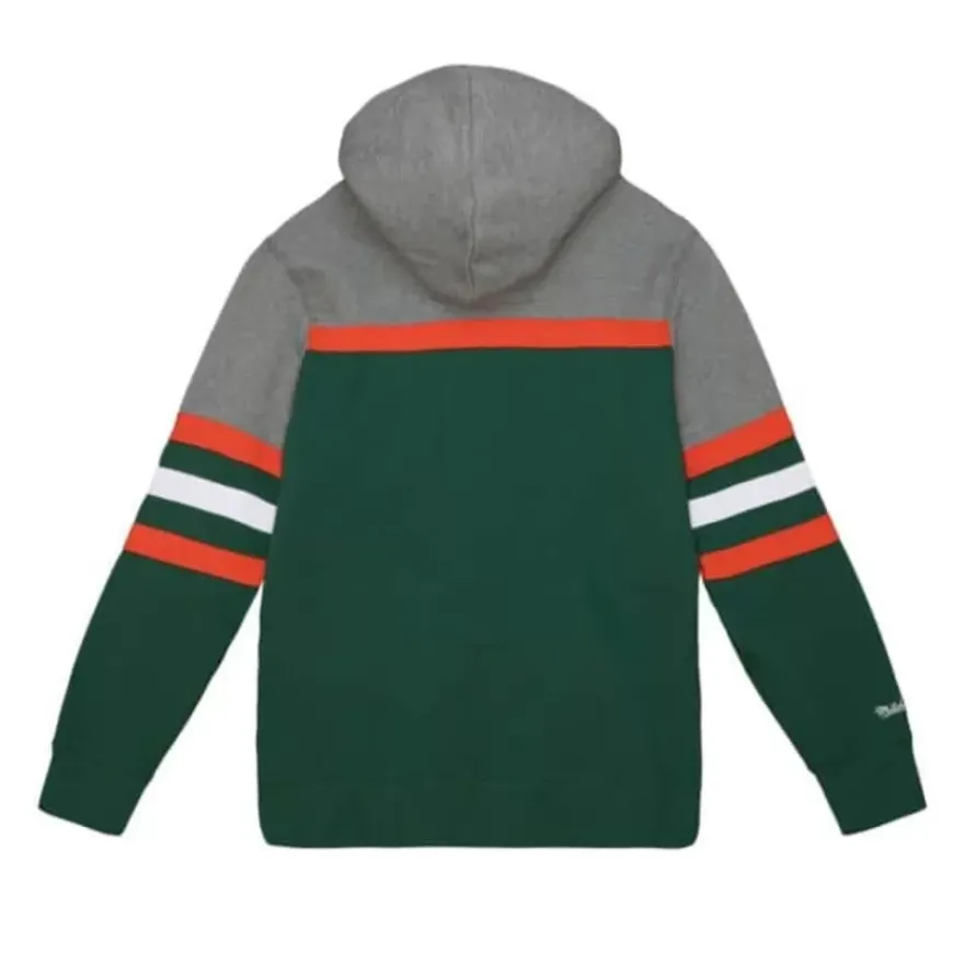Mitchell & Ness Hoodies & Sweatshirts-Headcoach Hoody University Of Miami