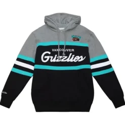 Mitchell & Ness Hoodies & Sweatshirts-Headcoach Hoody Vancouver Grizzlies