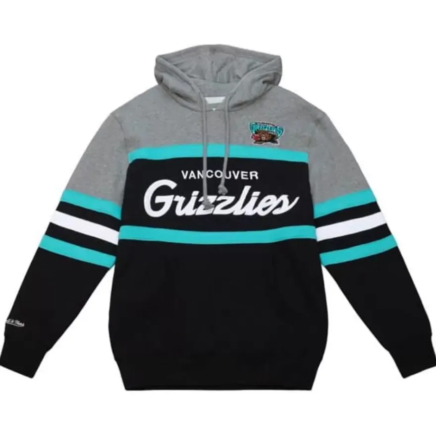 Mitchell & Ness Hoodies & Sweatshirts-Headcoach Hoody Vancouver Grizzlies