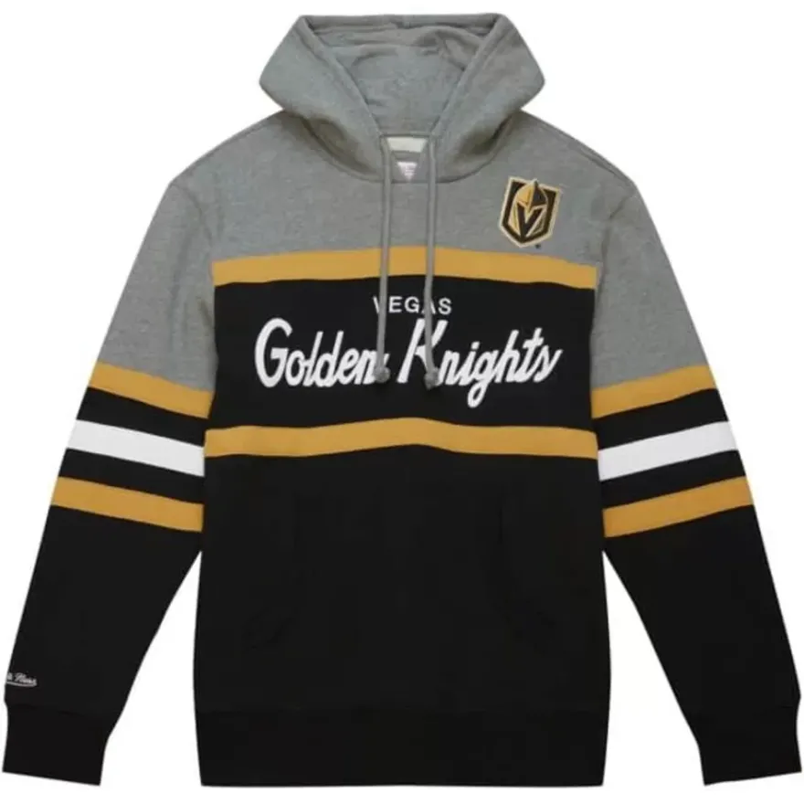 Mitchell & Ness Hoodies & Sweatshirts-Headcoach Hoody Vegas Golden Knights