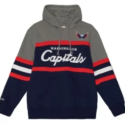 Mitchell & Ness Hoodies & Sweatshirts-Headcoach Hoody Washington Capitals