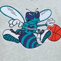 Mitchell & Ness Hoodies & Sweatshirts-Heavyweight Fleece Hoodie Charlotte Hornets